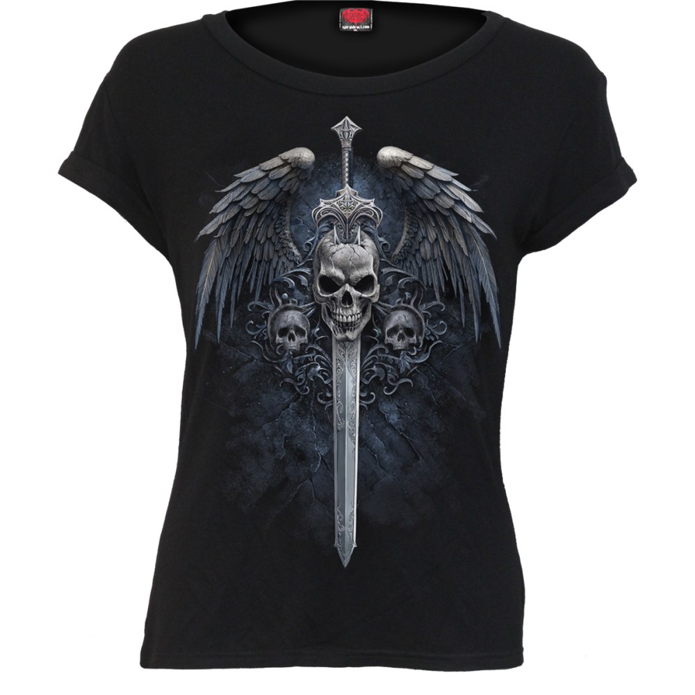 Spiral - Angel Sword Top - Black